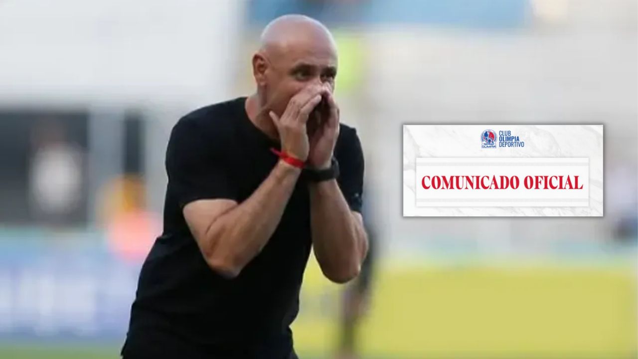 Olimpia anuncia el tiempo que estará Eduardo Espinel tras presentar su renuncia