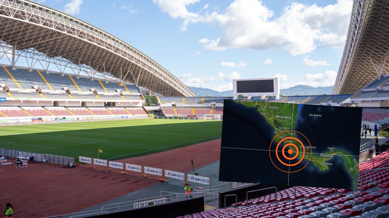 Se reporta un temblor en Costa Rica a solo horas del partido de la Selección de Honduras