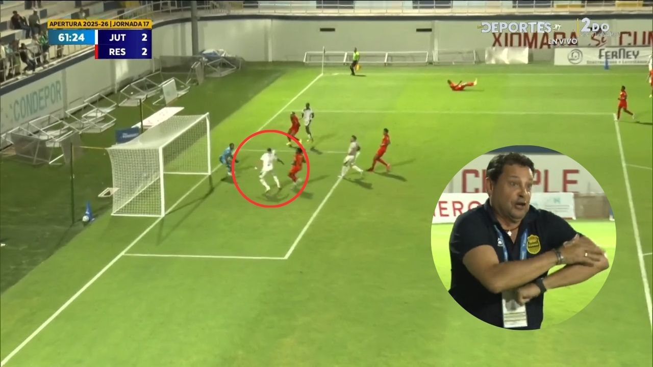 Ramiro Rocca anota gol con la mano contra el Real España