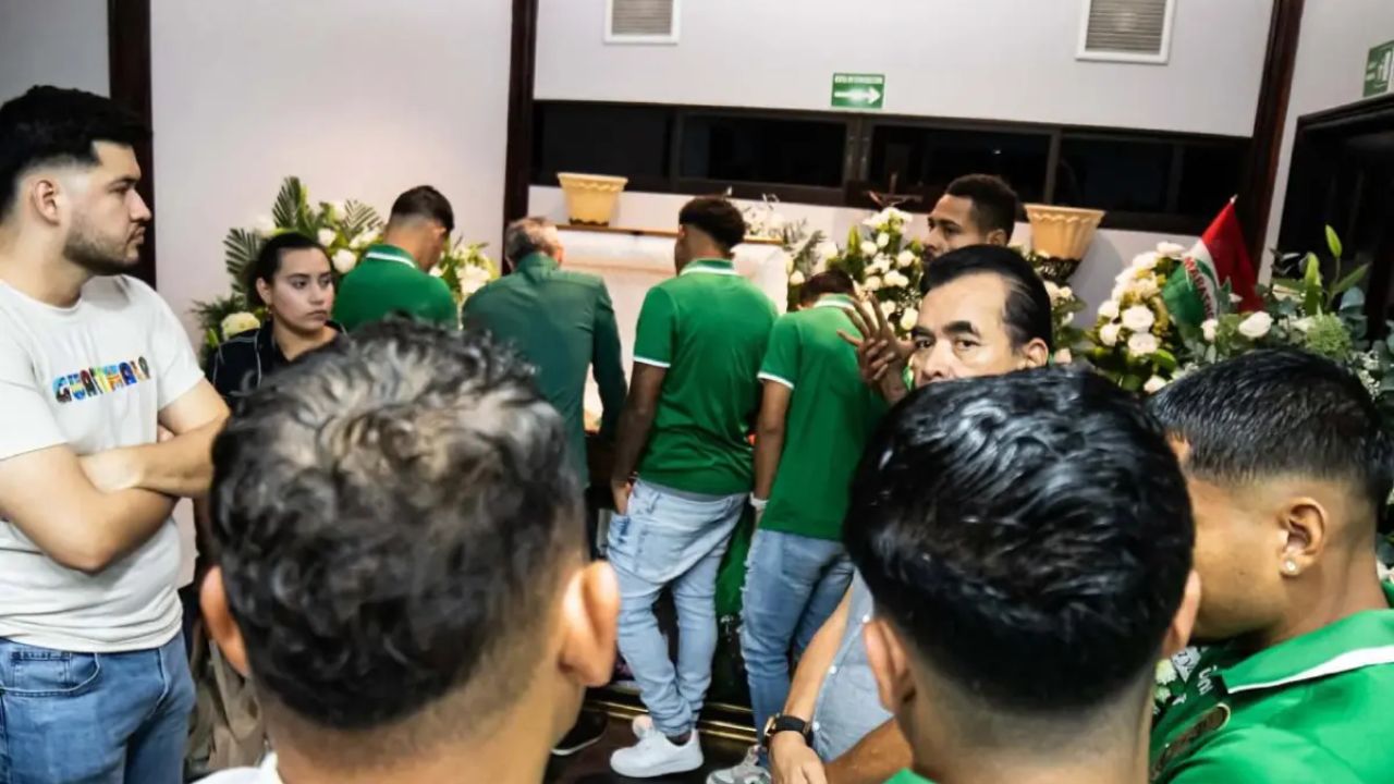 Así vivieron el velorio de Orinson Amaya los jugadores del Marathón