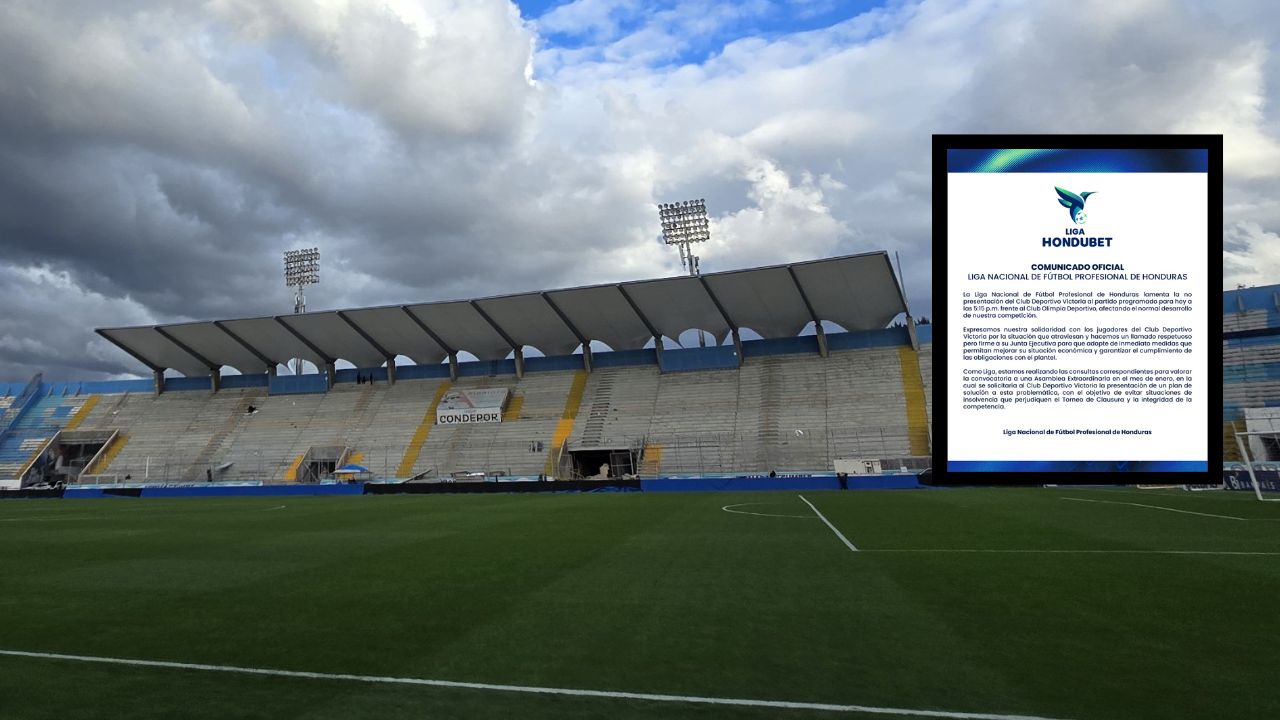 Liga Nacional se pronuncia tras no presentación del Victoria ante el Olimpia
