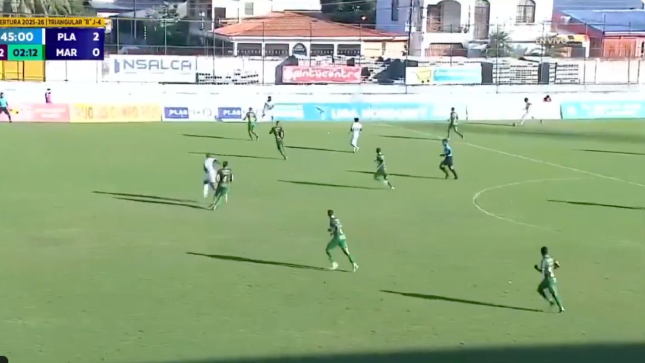 El gol en posición adelantada que anotó Platense vs Marathón en el Excelsior