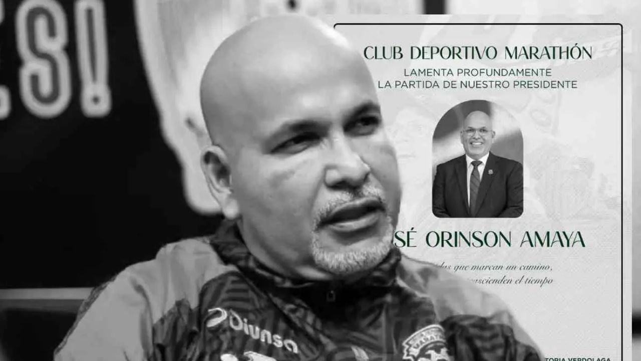 Marathón informa lo que pasará tras el fallecimiento de su presidente Orinson Amaya