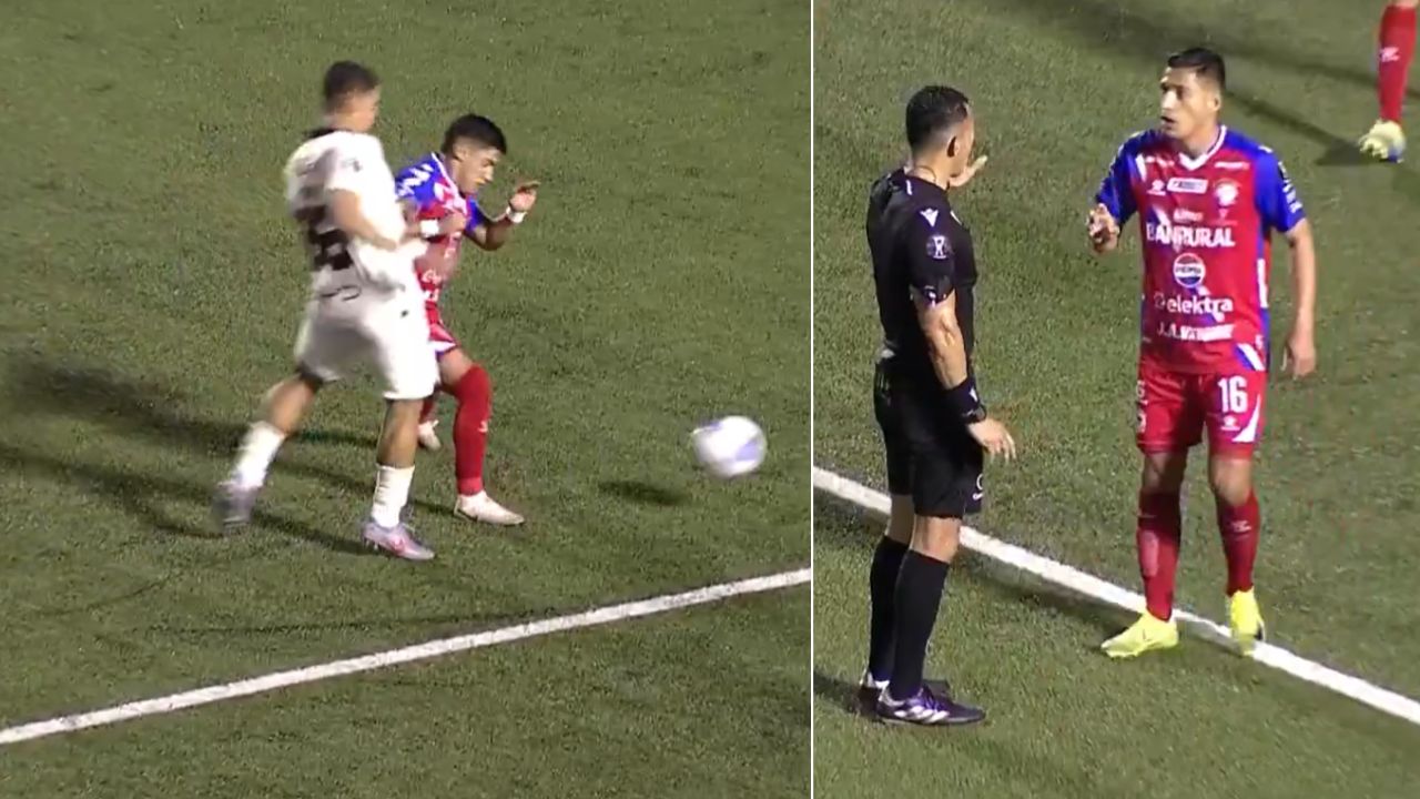 El polémico penal que pitó Nelson Salgado en la final Xelajú vs Alajuelense