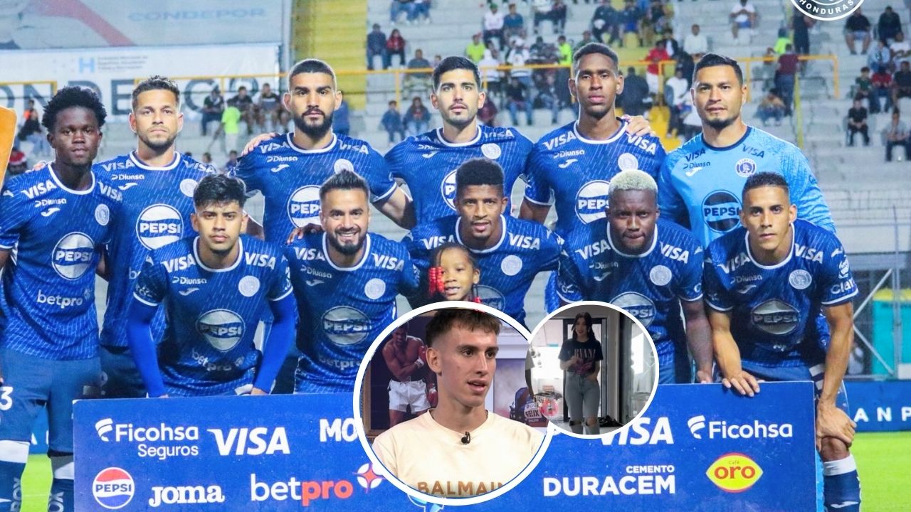 Jugador del Motagua es captado con la exnovia de Rodrigo Auzmendi