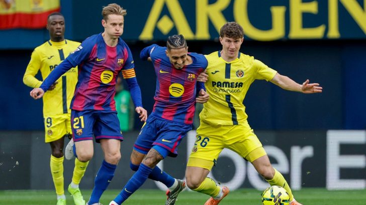 Barcelona se impuso al Villarreal y se va de vacaciones como líder de LaLiga