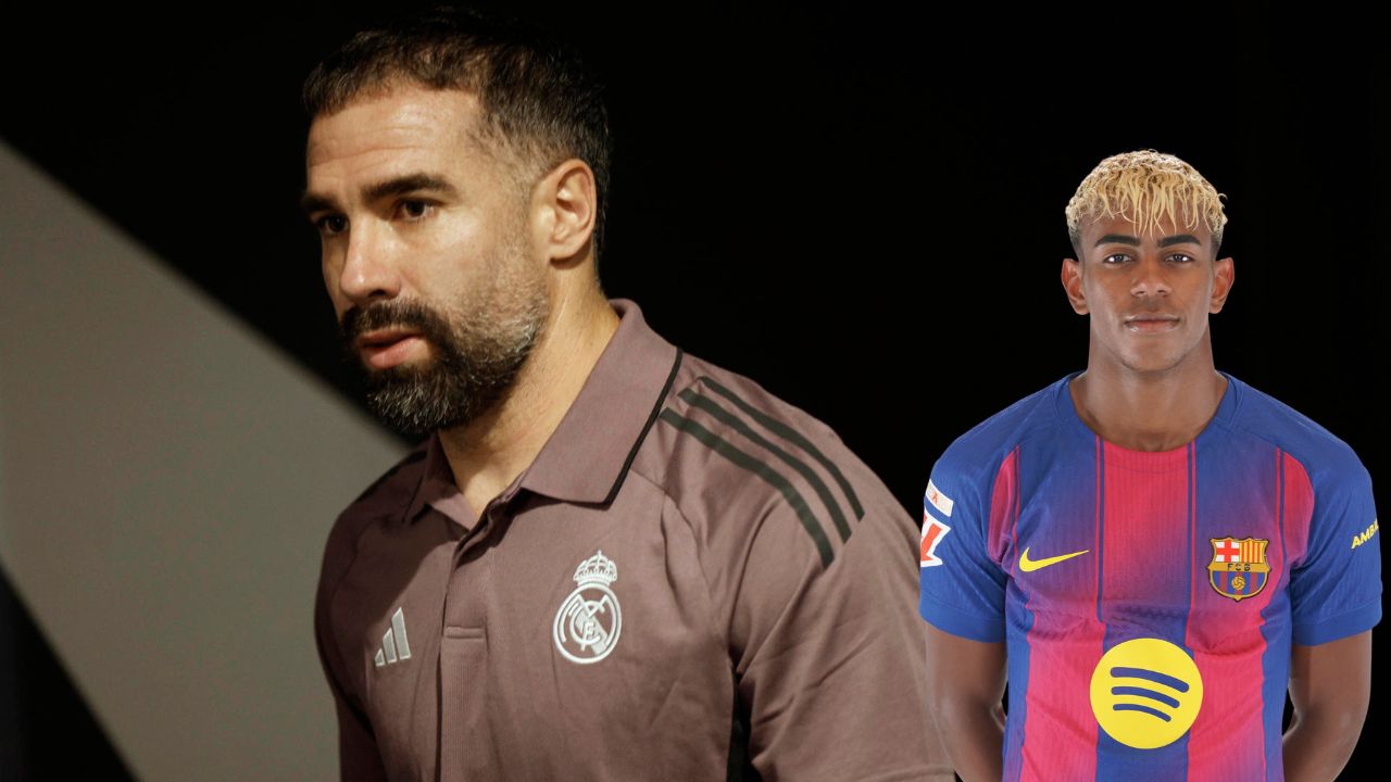 Dani Carvajal calienta el clásico deseándole mala suerte a Lamine Yamal