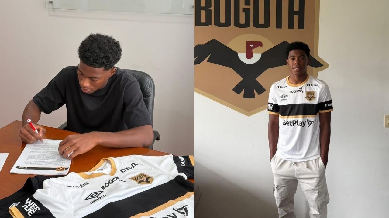 Dereck Moncada firma su contrato con Inter de Bogotá y conoce la fecha de su debut