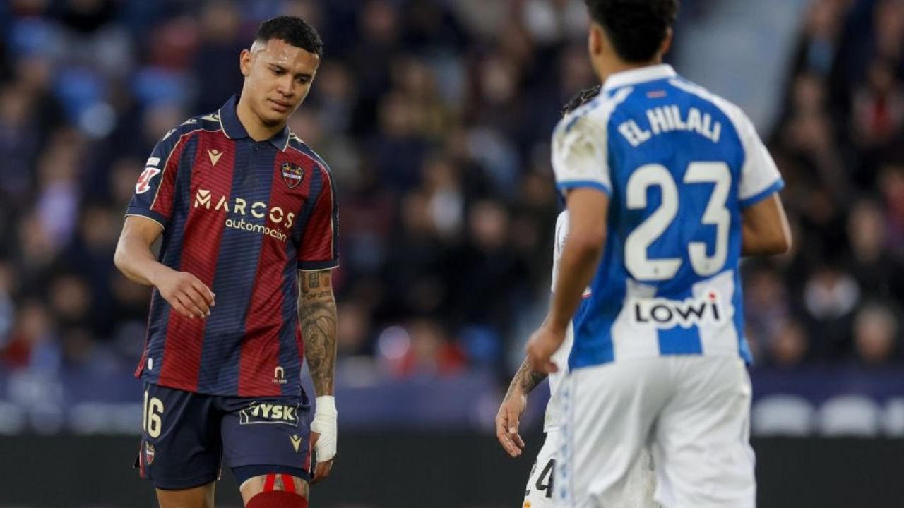 Técnico de Levante expone la gravedad de la lesión de Kervin Arriaga