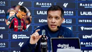 Técnico del Levante explica ausencia de Kervin Arriaga ante Real Madrid