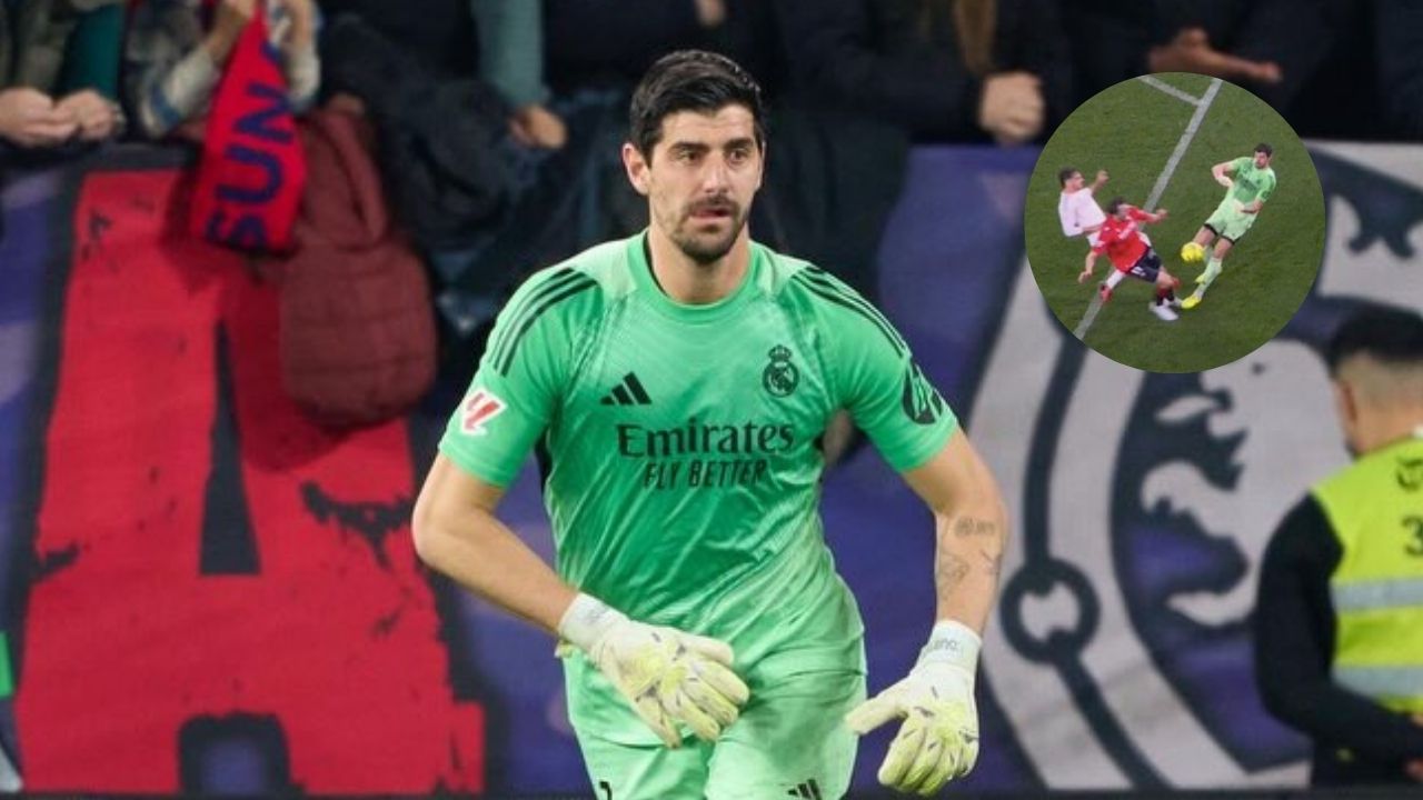 Courtois reacciona tras polémica por penal contra Osasuna