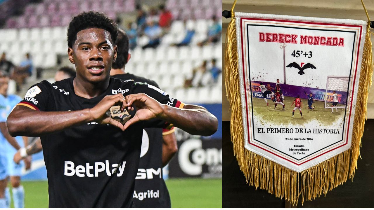 Dereck Moncada obtiene reconocimiento por parte de Inter de Bogotá