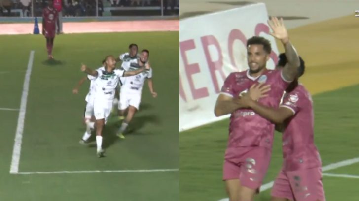 Diego Ledesma celebró su gol vs Motagua pero Rodrigo De Olivera pidió disculpas a Juticalpa