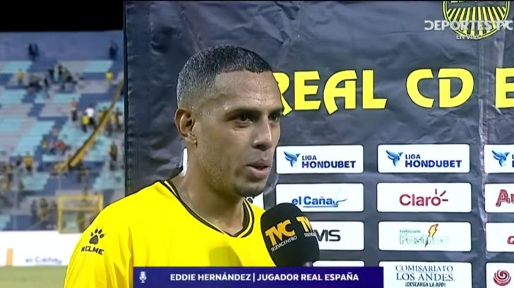 Eddie Hernández define lo que espera Real España del juego vs Los Ángeles FC