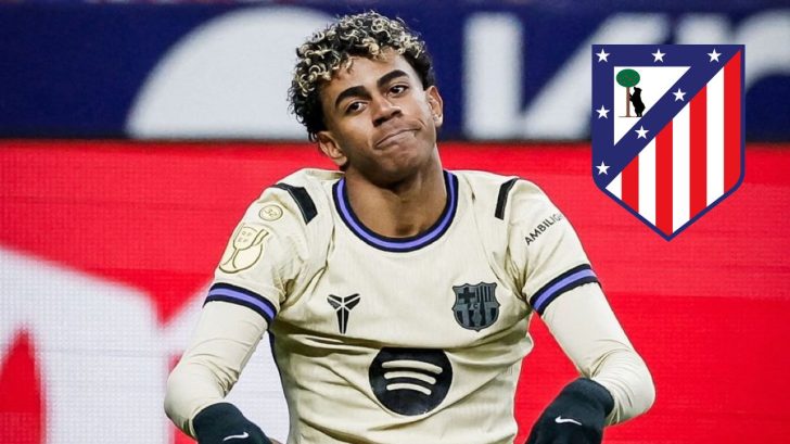 Así fue captado Lamine Yamal tras la derrota de Barcelona ante Atlético de Madrid