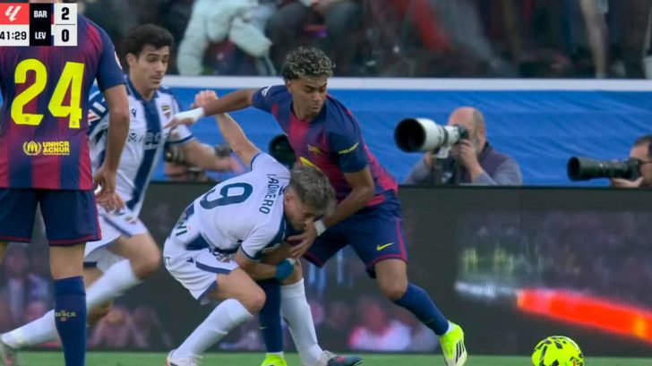 Levante denuncia a Lamine Yamal por agresión a Iván Romero