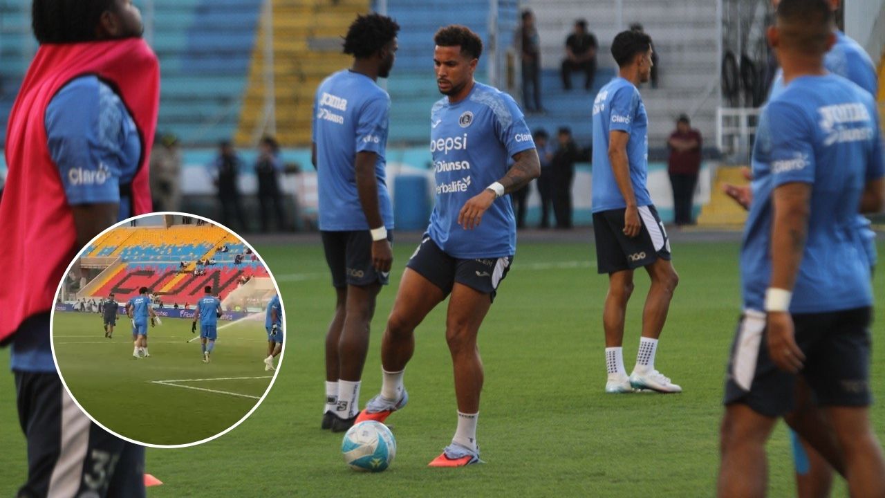 Motagua sufrió contratiempo durante su calentamiento para duelo ante Olimpia