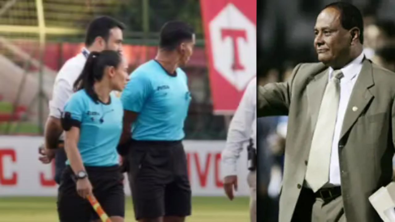 Analista arbitral defiende a la árbitra Lourdes Noriega tras su error en el clásico sampedrano