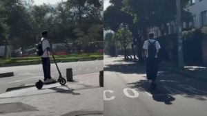 Imagen de Dereck Moncada causa furor por el medio de transporte que utiliza en Colombia