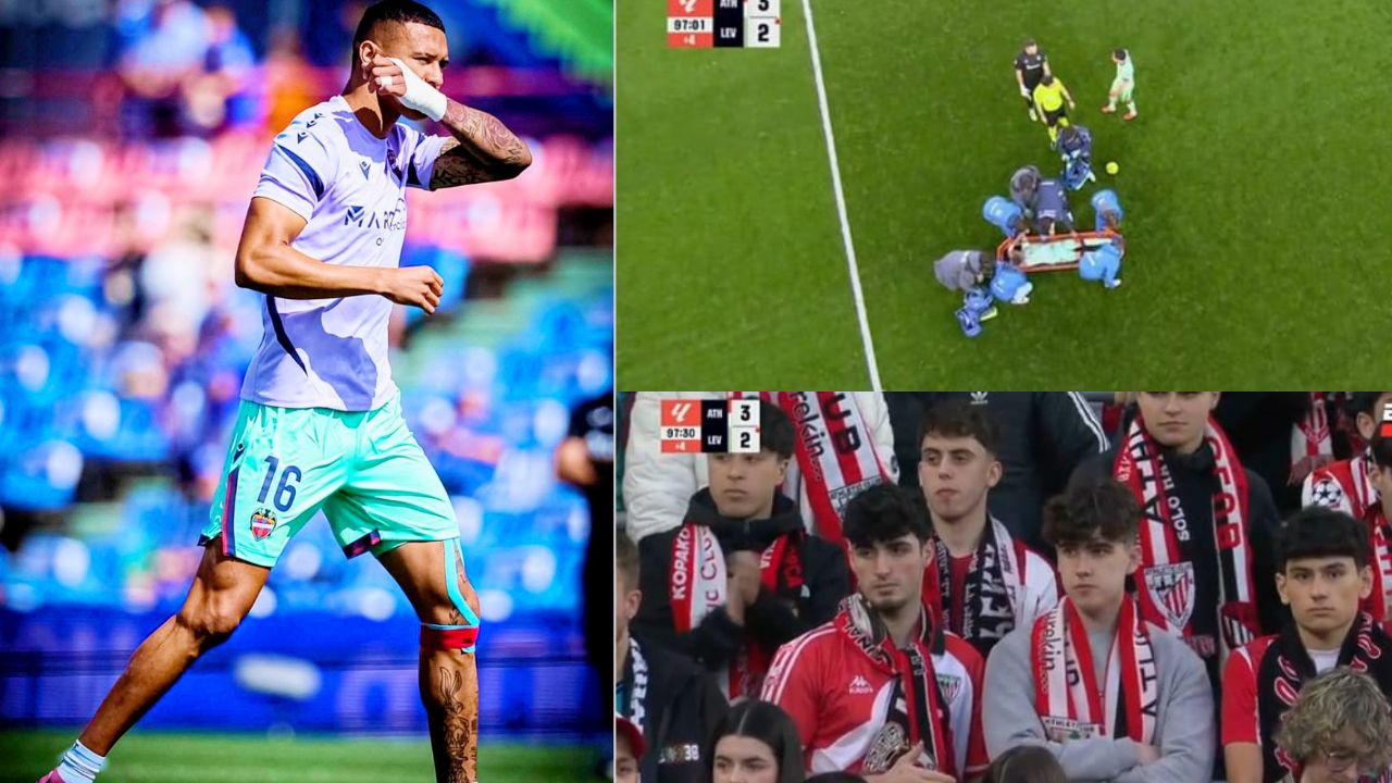 Kervin Arriaga sufre duro impacto y sale lesionado en su regreso con Levante