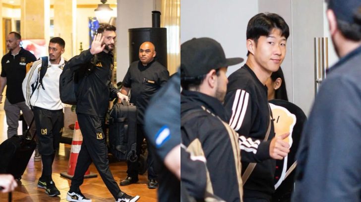 Así fue la llegada de Los Ángeles FC a Honduras para medirse al Real España