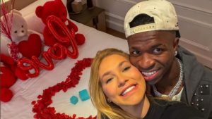 Novia de Vinicius Jr brinda íntima declaración de su vida con el jugador brasileño