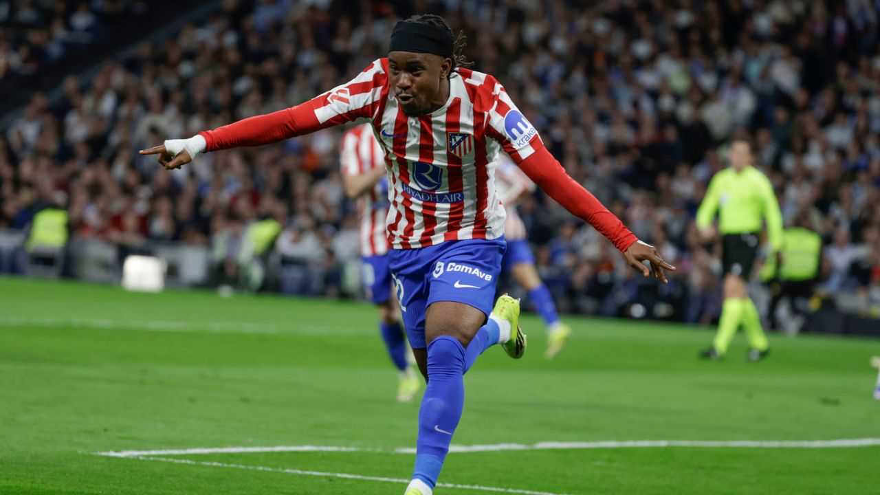 Así fue el gol de Lookman con el que el Atlético de Madrid se puso en ventaja en el derbi