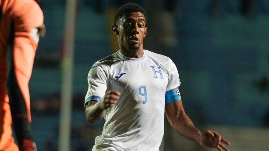 Choco Lozano, delantero de Honduras