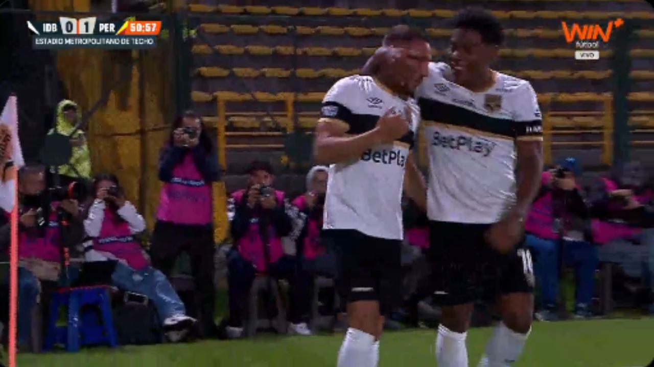 Dereck Moncada asiste en partido del Inter de Bogotá vs Deportivo Pereira