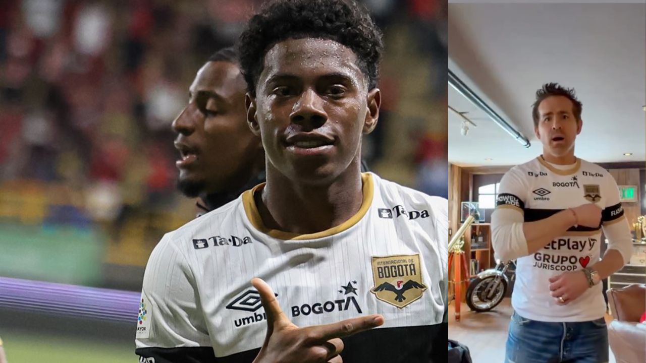 Dereck Moncada y el Inter de Bogotá recibirán visita de Ryan Reynolds