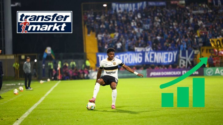 Precio de Dereck Moncada aumenta tras su paso por el Inter de Bogotá