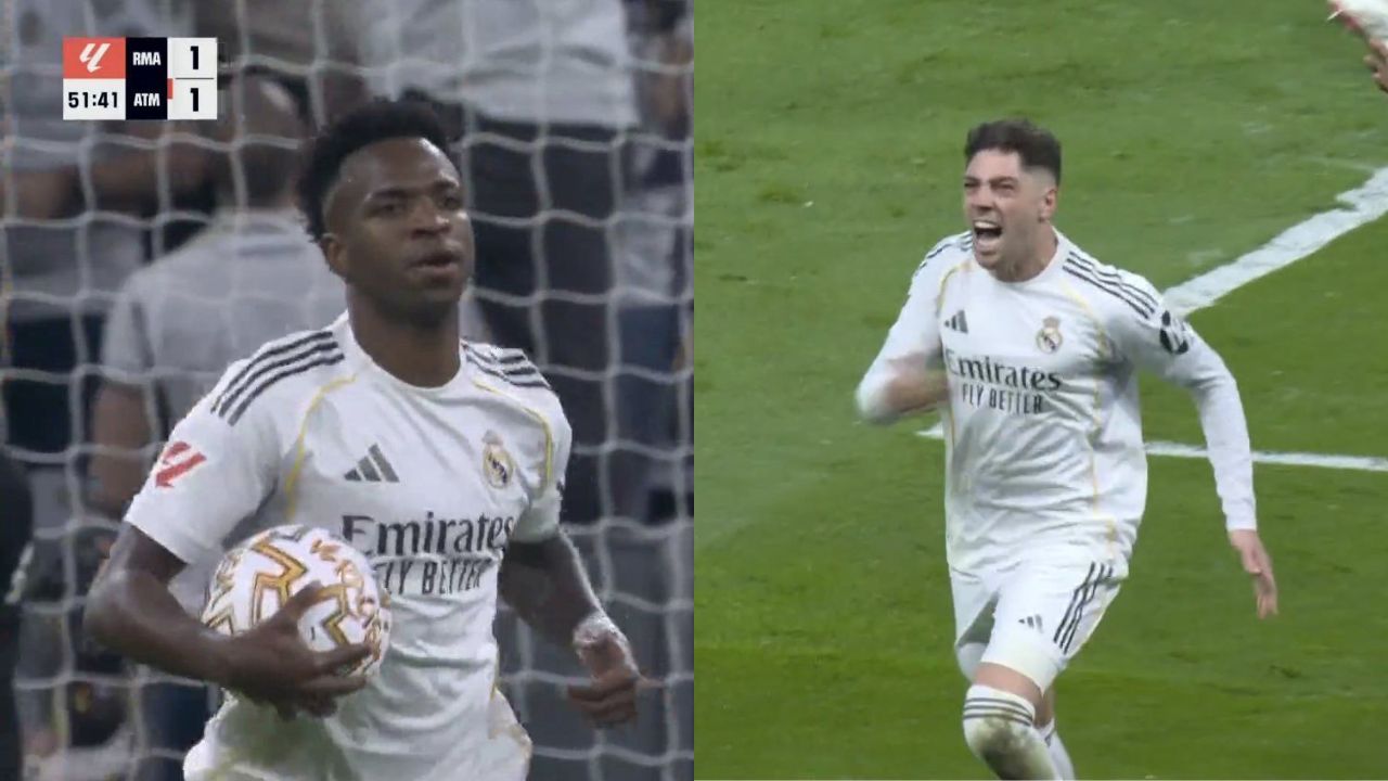 Estos fueron los goles con los que Real Madrid remontó ante Atlético de Madrid