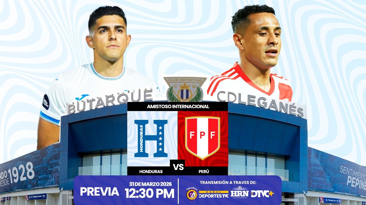 Partido Honduras vs Perú, en España, será transmitido por Deportes TVC