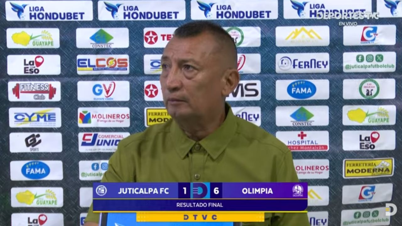 Humberto Rivera se ofrece a dejar el Juticalpa tras sufrir goleada ante Olimpia