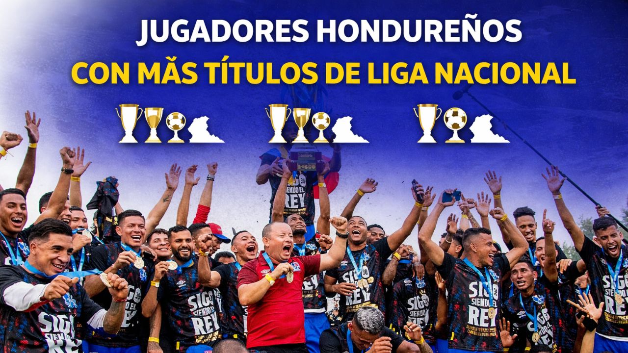 ¿Qué jugador hondureño ganó más títulos de Liga Nacional?