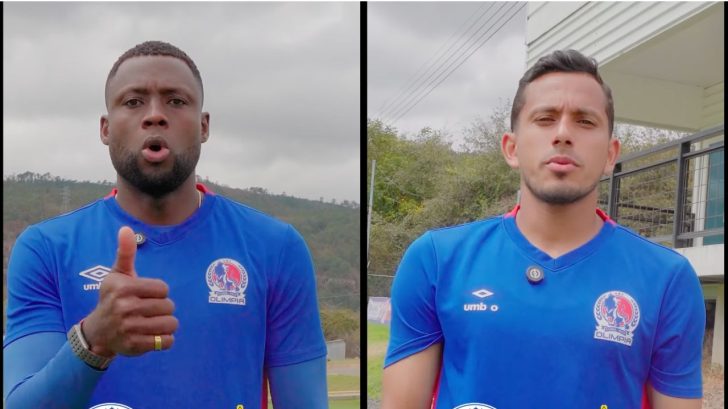 Jugadores de Olimpia motivan a la afición a ir al estadio vs Real España