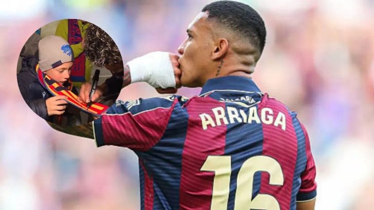 El tremendo gesto de Kervin Arriaga con niño aficionado del Levante