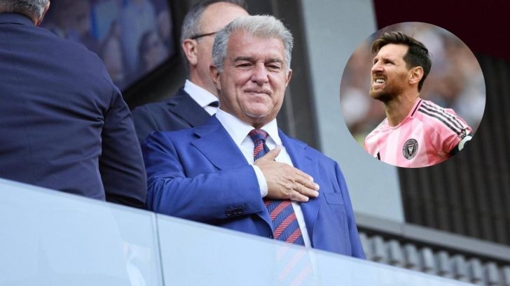 Laporta propina revés a Messi y señala quién es el mejor jugador de la historia