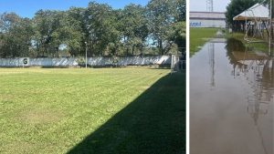 Partido de las reservas fue suspendido por inundación previa en su cancha