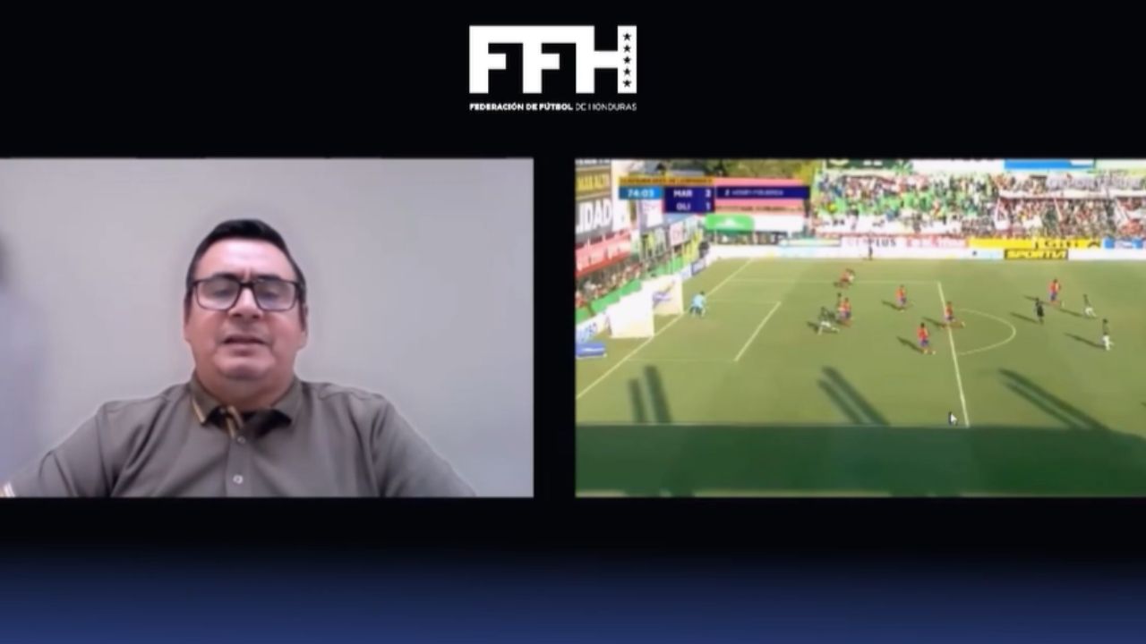 Benigno Pineda da su evaluación del polémico gol de Marathón frente a Olimpia
