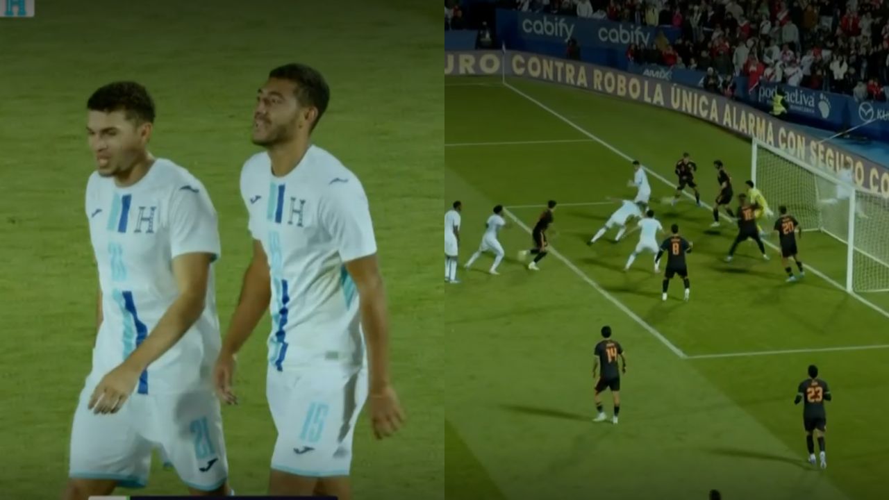 Así fue el agónico gol del empate de Honduras vs Perú en el partido amistoso