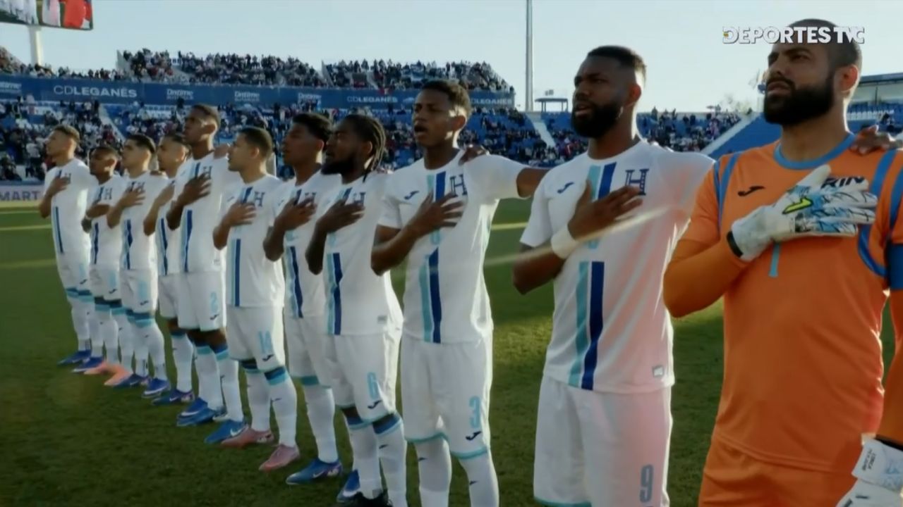 Himno de Honduras es interrumpido en España previo al duelo ante Perú