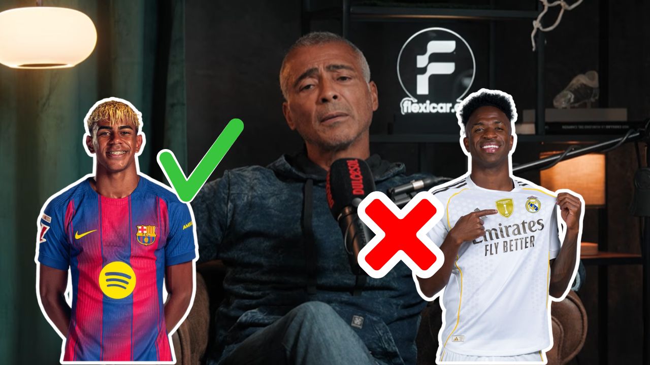 Romario impacta al elegir a Lamine Yamal sobre Vinicius y explica el por qué