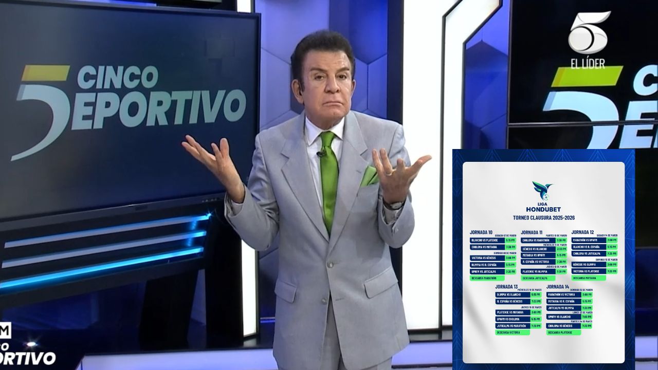 Salvador Nasralla expone problema del calendario del Torneo Clausura 2025-2026