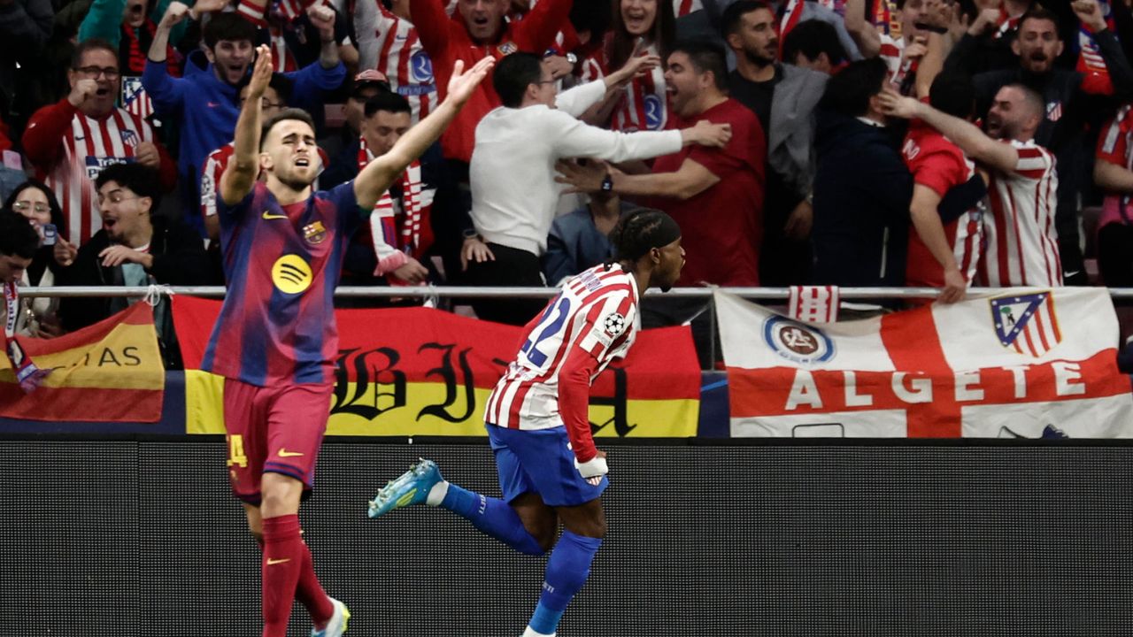 Atlético de Madrid despachó al Barcelona de la Champions League y avanza a semifinales