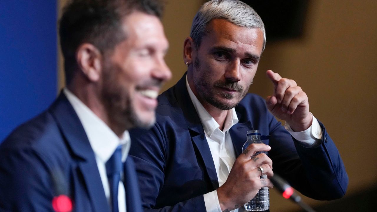 Cholo Simeone le agradece a Griezmann por todo lo que hizo en el Atlético de Madrid