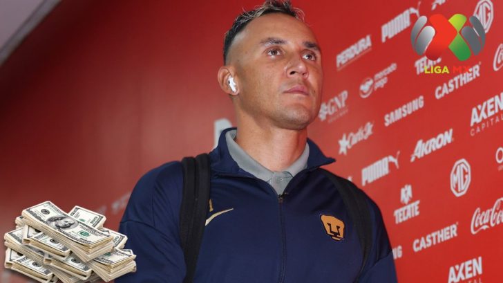 Esto es lo que gana el portero Keylor Navas en Pumas de la Liga Mx