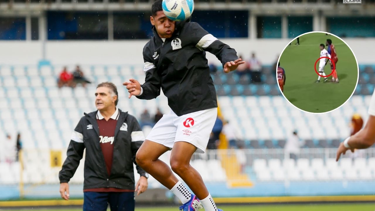 Jugador del Olimpia tacha de vulgar a José García por tocar a Michaell Chirinos