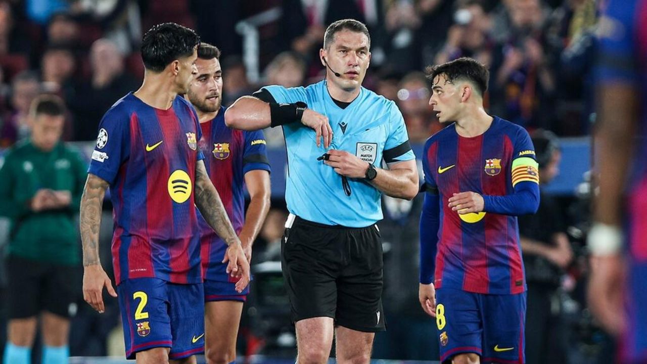 FIFA toma determinación con árbitro que dirigió el Barcelona vs Atlético de Madrid