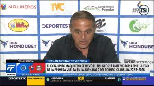 Imagen de Hernán Medina pide disculpas a afición de Victoria tras derrota ante Choloma